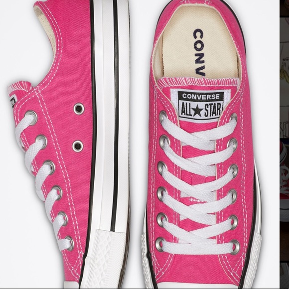 dark pink converse